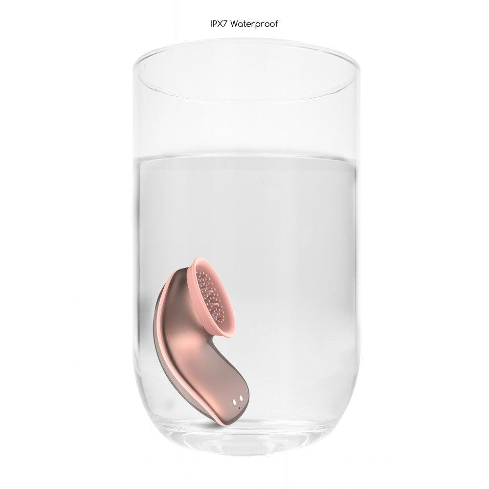 Rechargeable suction hands-free clitoral stimulator Twitch pink