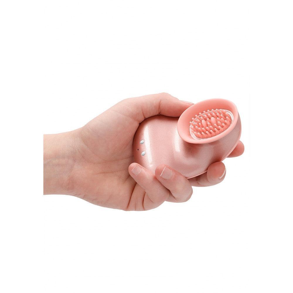 Rechargeable suction hands-free clitoral stimulator Twitch pink