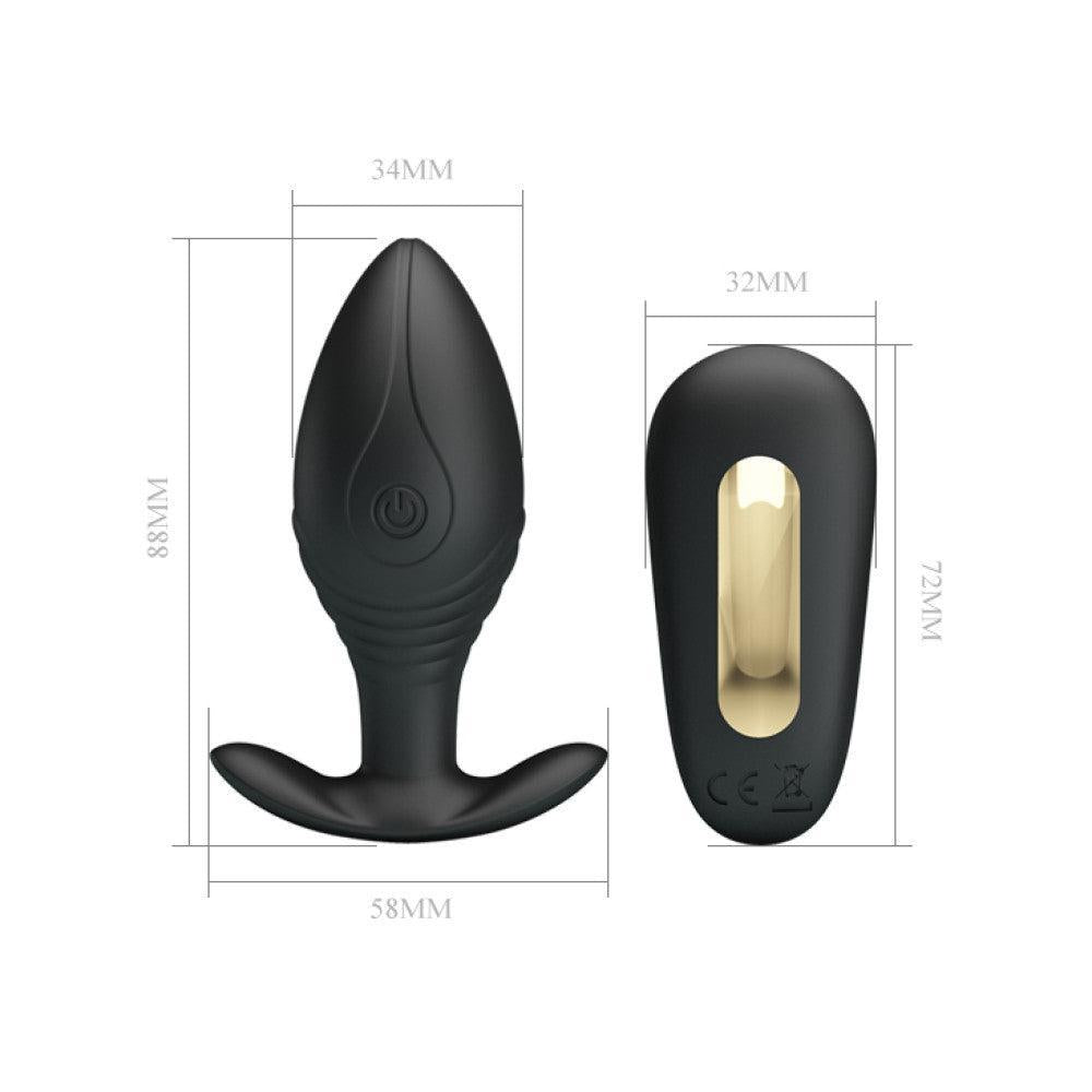 Regina Powerful Vibrating Butt Plug with Remote