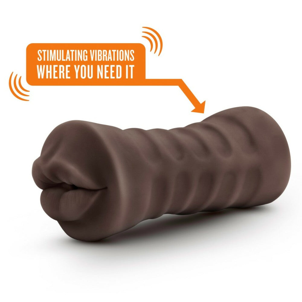 Hot Chocolate Renee Vibrating Mouth Male Masturbator