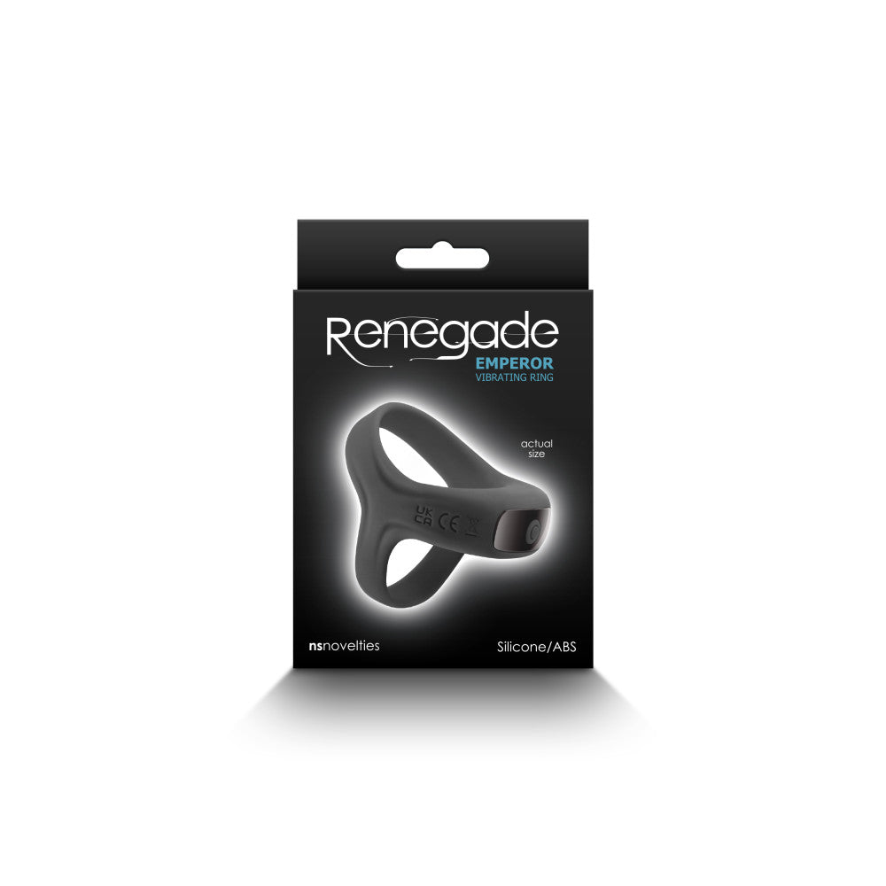 Renegade Emperor Rechargeable Vibrating Cock Ring & Ball Strap