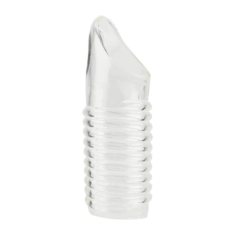 Rev Ribbed Penis Enlarger with Ball Loop