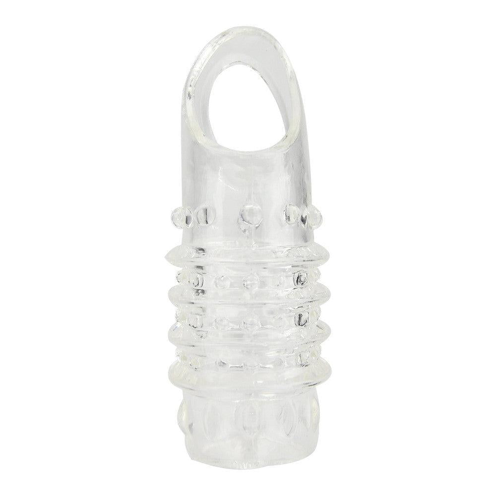Rev Textured Penis Enlarger with Ball Loop