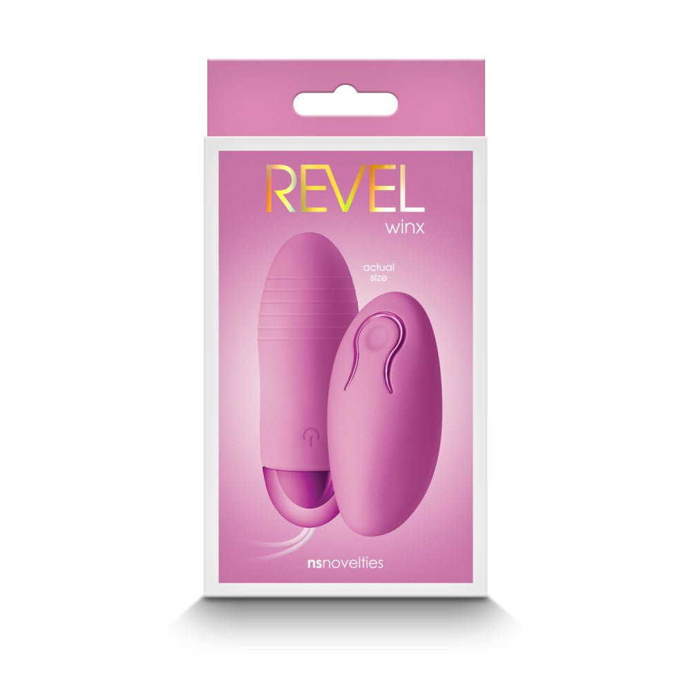 Revel Winx Rechargeable Vibro Egg with Remote Pink