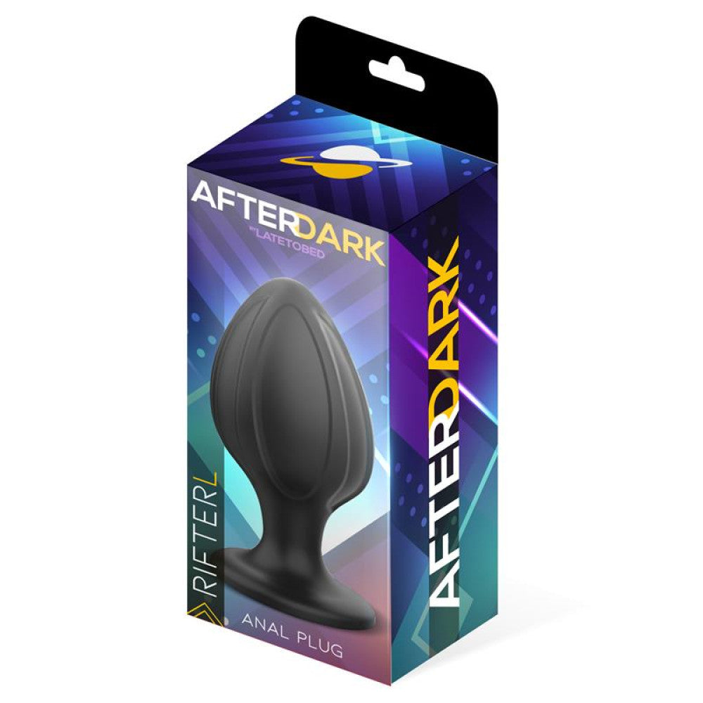 Rifter L silicone butt plug with relief