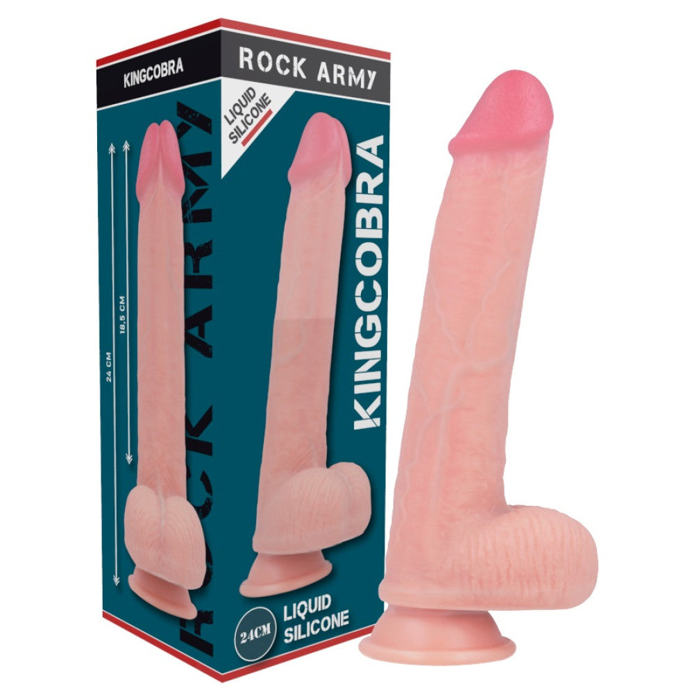 Rock Army King Kobra Realistic Silicone Dildo