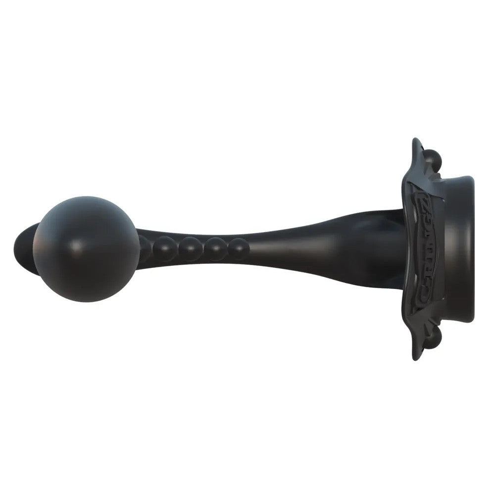 Rock Hard Ass-Gasm Vibrating Prostate Stimulator with Penis & Testicle Clip