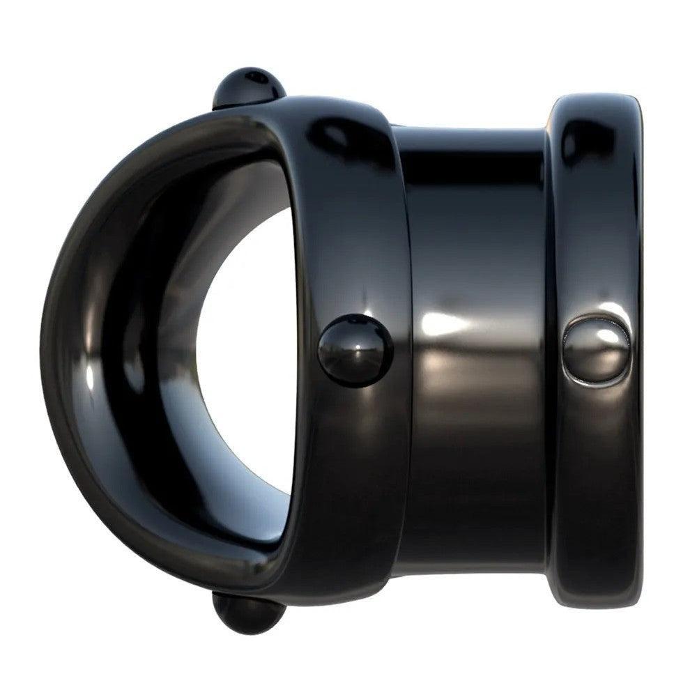Rock Hard Wide Cock & Balls Pipe Black