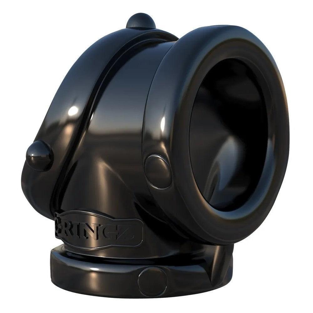 Rock Hard Wide Cock & Balls Pipe Black