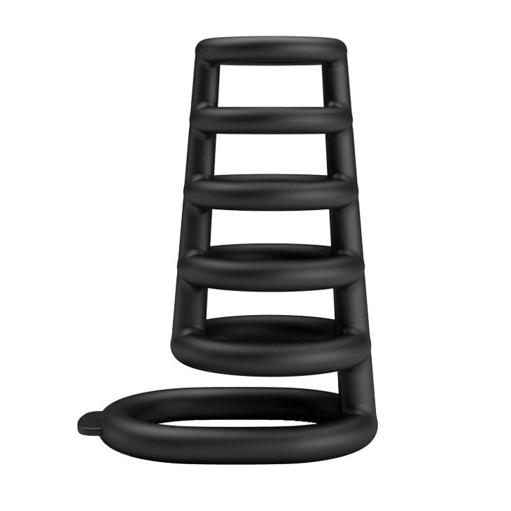 Rodrigo Chastity Silicone Cock Ring Cage