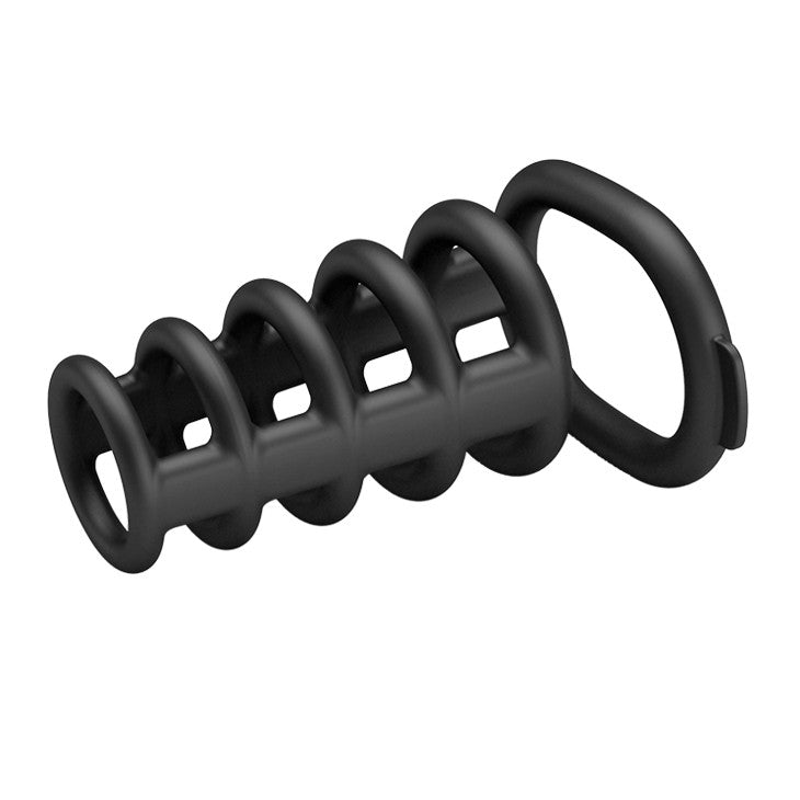 Rodrigo Chastity Silicone Cock Ring Cage