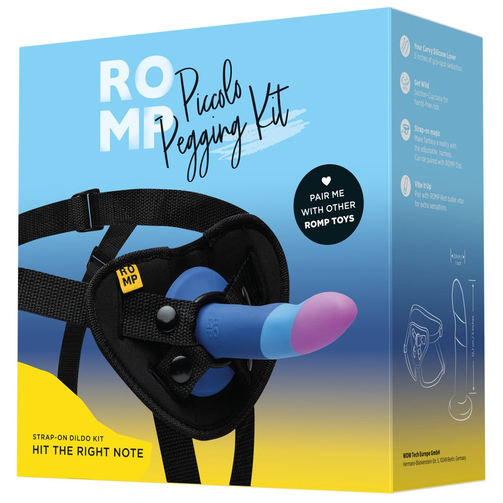 Romp Piccolo Silicone Strap-on Pegging Kit