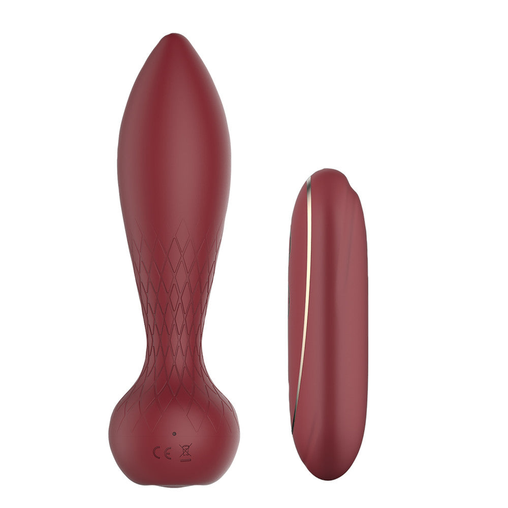 Romy Rechargeable Silicone Butt Plug with Remote