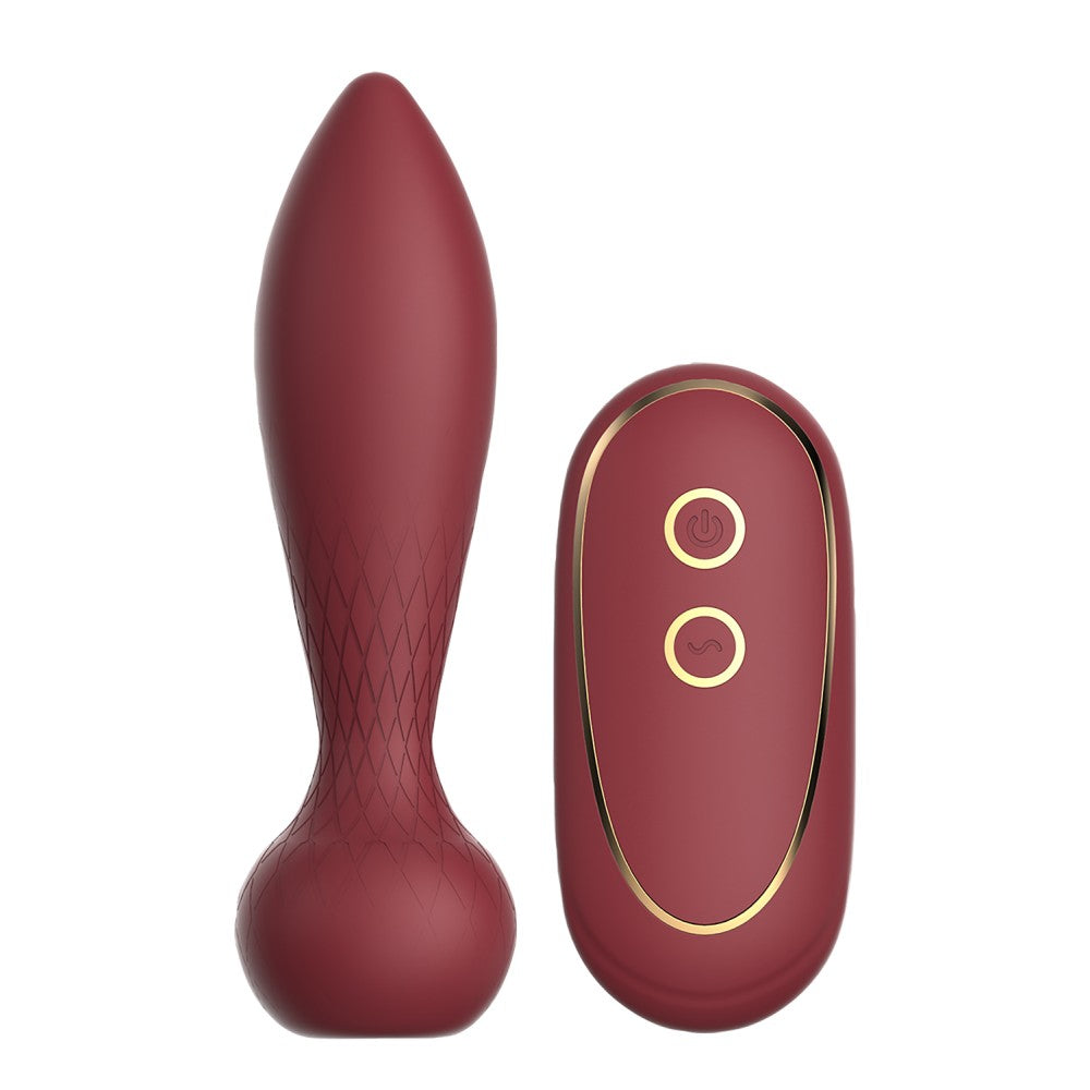 Romy Rechargeable Silicone Butt Plug with Remote