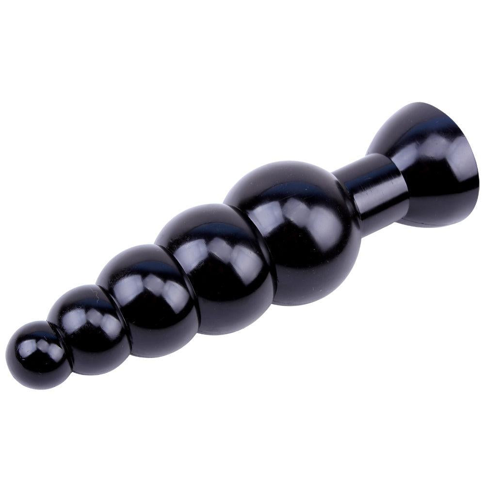 Black Mont Rosary Butt Plug 7.5"