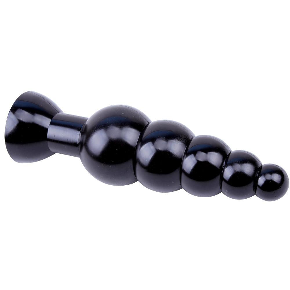 Black Mont Rosary Butt Plug 7.5"
