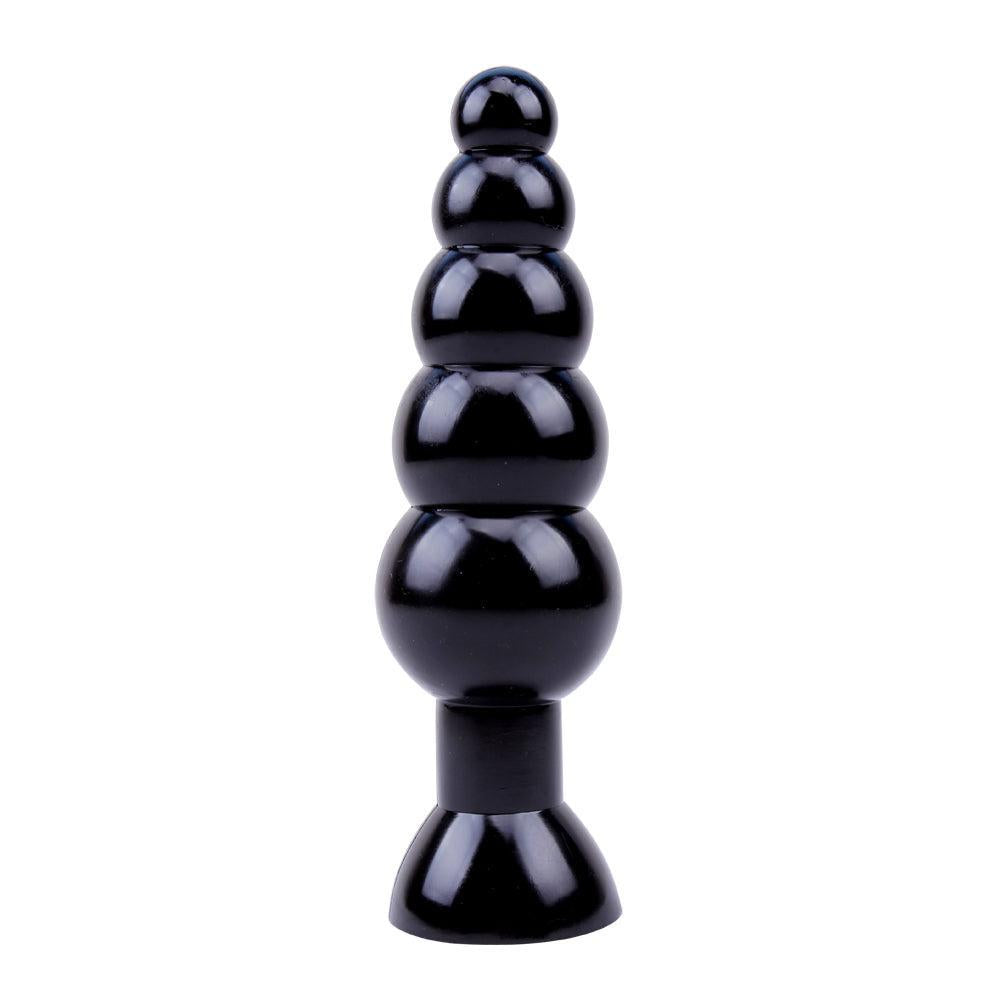 Black Mont Rosary Butt Plug 7.5"