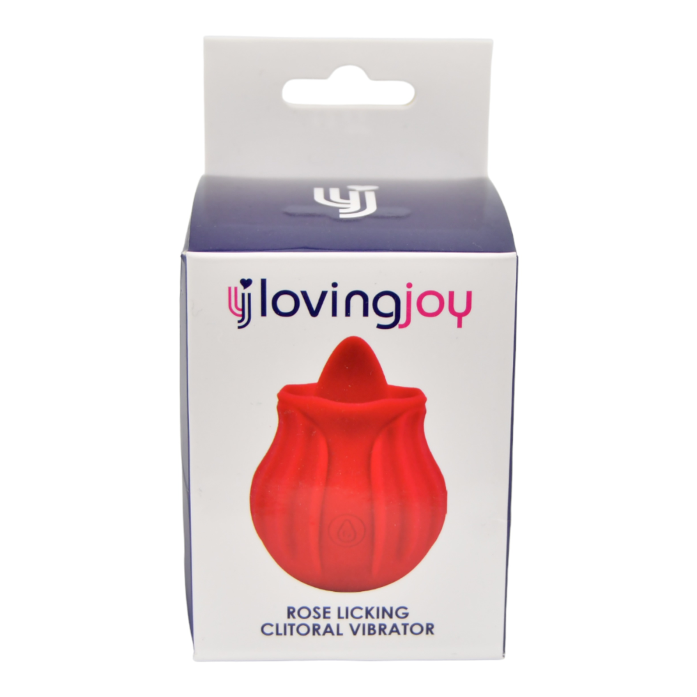 Rose Licking Vibrator Rechargeable Silicone Clit Stimulator