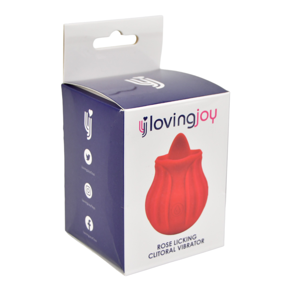 Rose Licking Vibrator Rechargeable Silicone Clit Stimulator