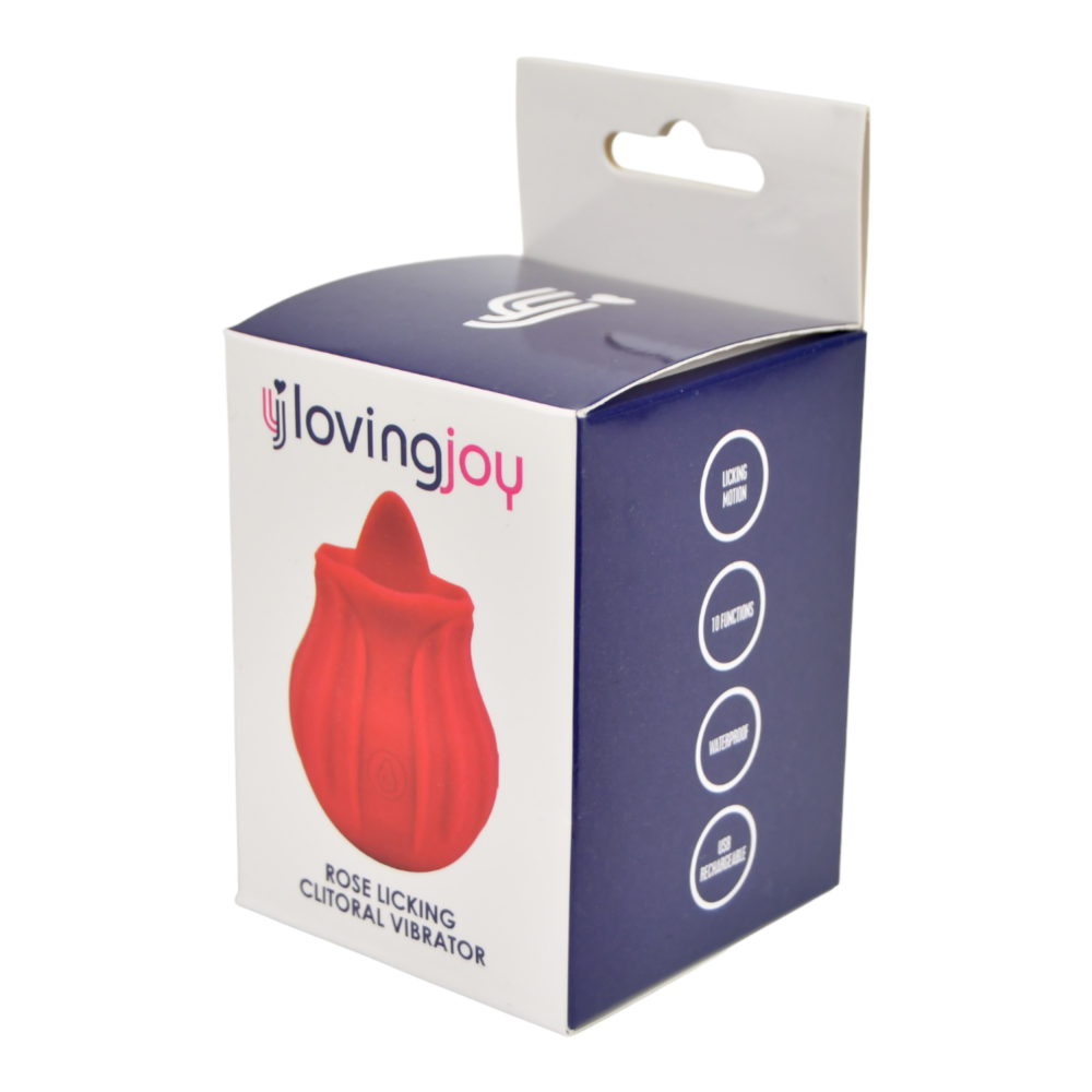 Rose Licking Vibrator Rechargeable Silicone Clit Stimulator