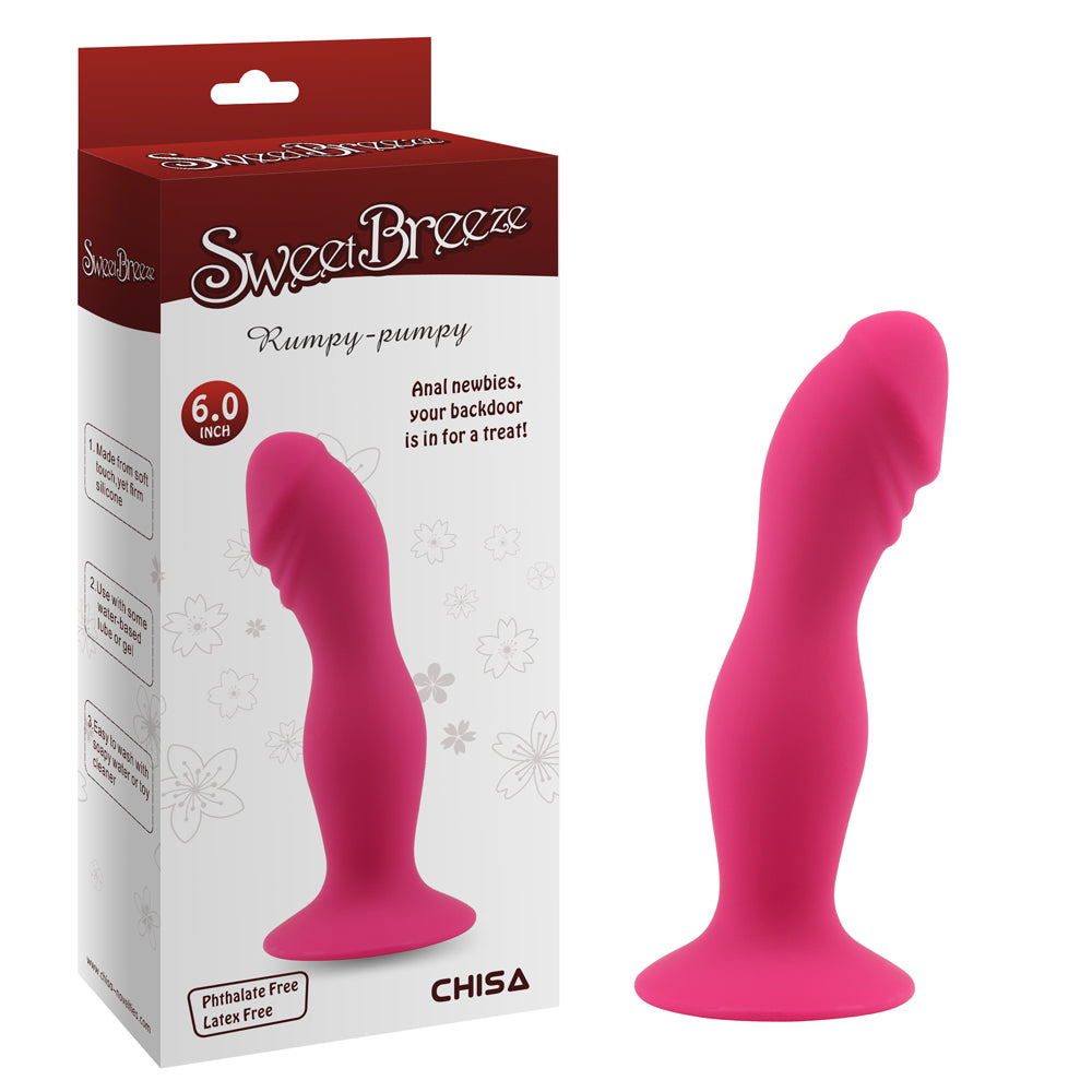 Rumpy-Pumpy Silicone Anal Dildo Pink