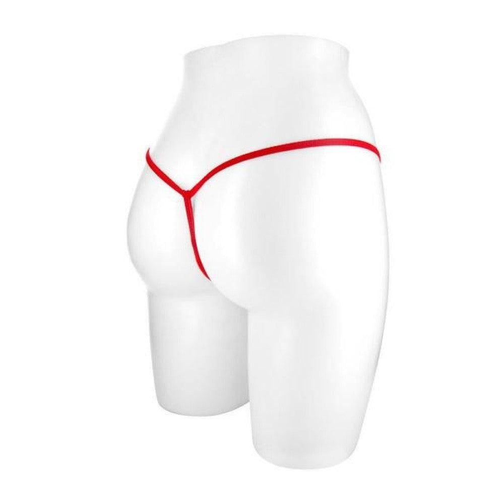 Erotic Crotchless Thong Red