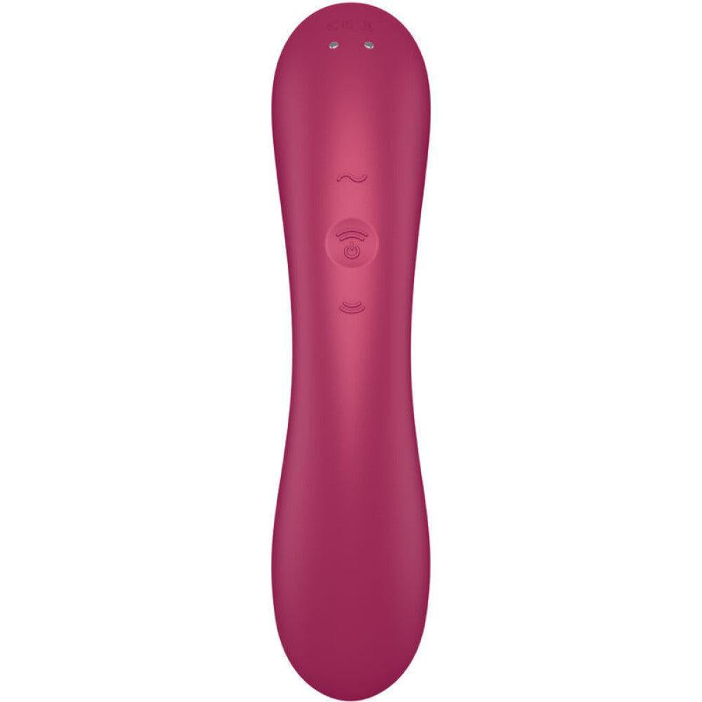 Satisfyer Curvy Trinity 2 in 1 Suction Clitoris Stimulator & Vibrator