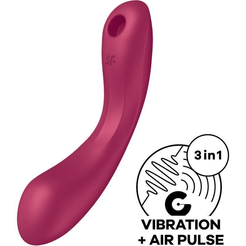 Satisfyer Curvy Trinity 2 in 1 Suction Clitoris Stimulator & Vibrator