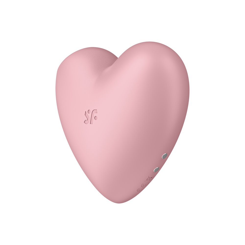 Satisfyer Cutie Heart Vibrating Suction Stimulator Pink