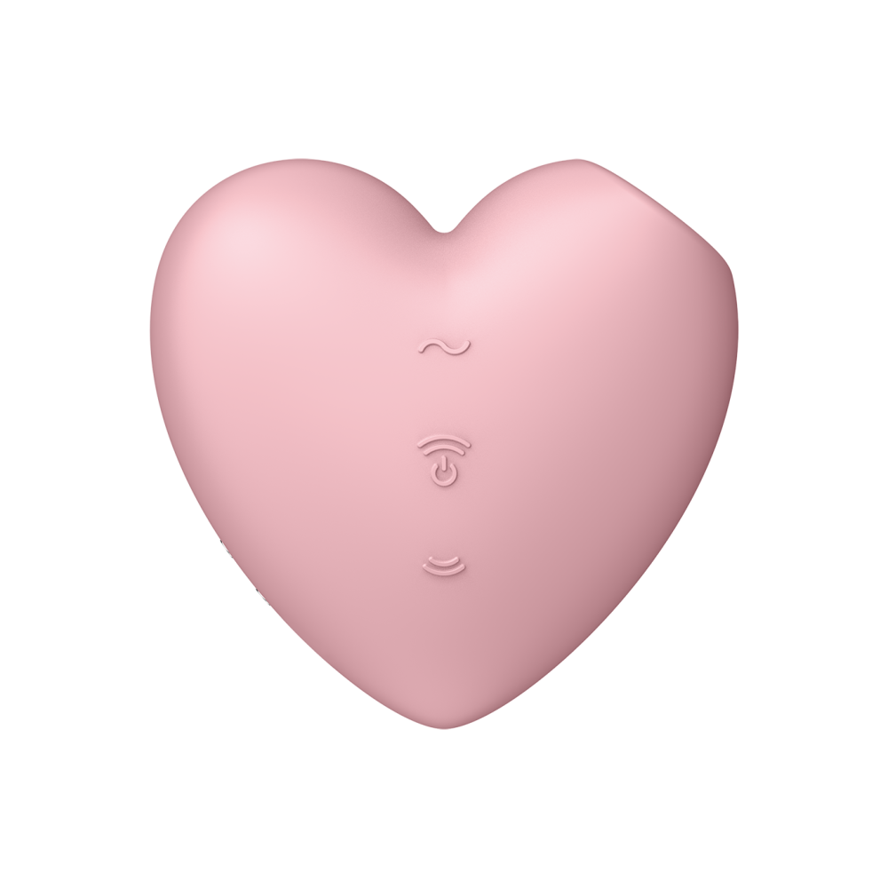 Satisfyer Cutie Heart Vibrating Suction Stimulator Pink