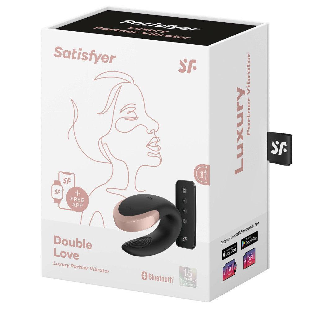 Satisfyer Double Love Couples Vibrator with Remote Black