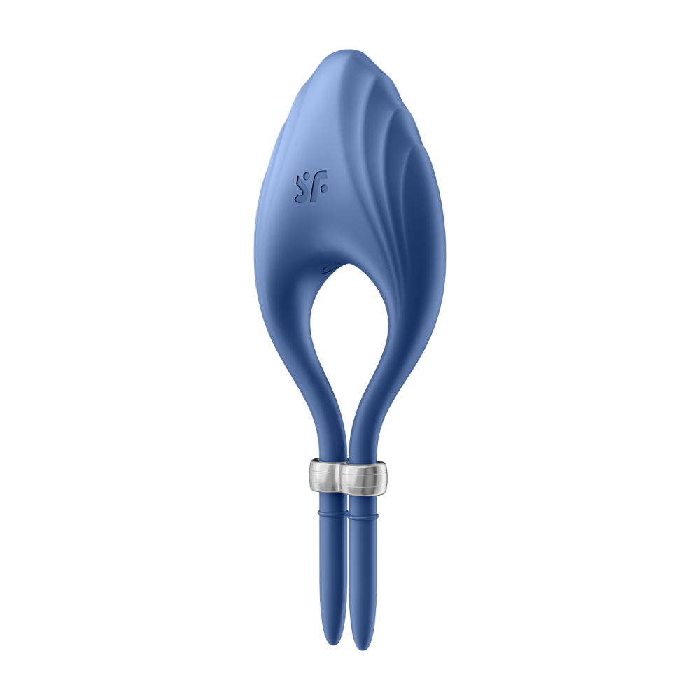 Satisfyer Duelist Vibrating Adjustable Cock Ring Blue