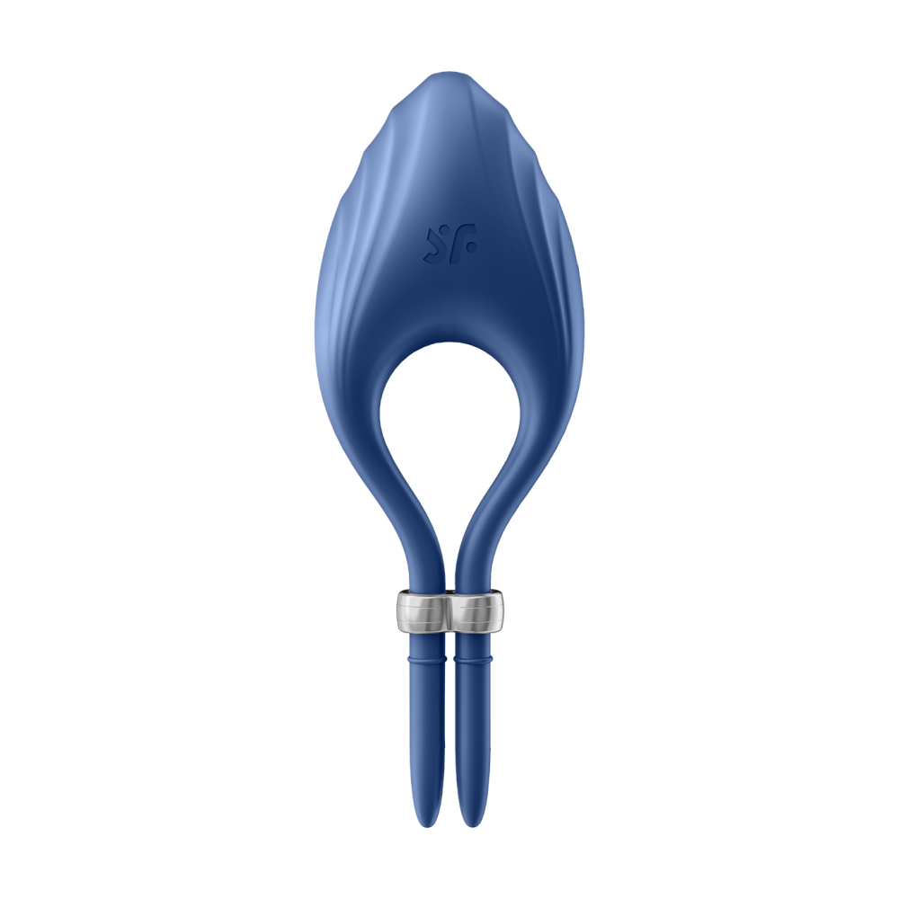Satisfyer Duelist Vibrating Adjustable Cock Ring Blue