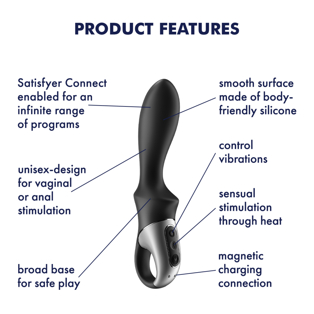 Satisfyer Heat Climax Rechargeable Heated Anal Stimulator with App