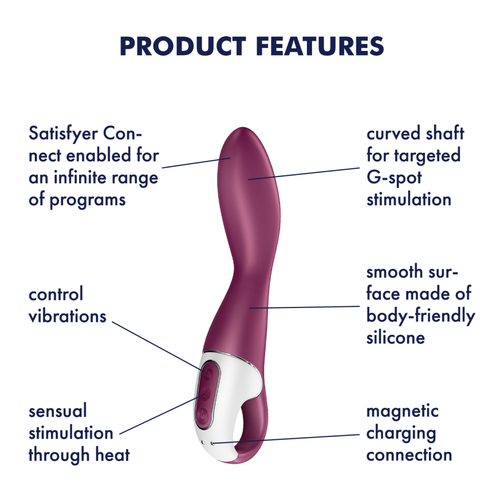 Satisfyer Heated Thrill Powerful Silicone Vibrator