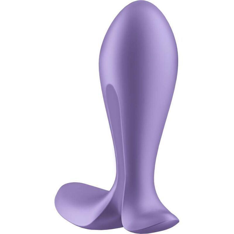 Satisfyer Intensity Plug Small Rechargeable Anal Stimulator with App Purple