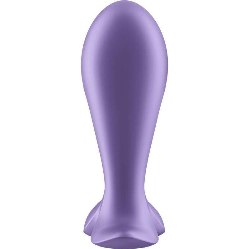 Satisfyer Intensity Plug Small Rechargeable Anal Stimulator with App Purple