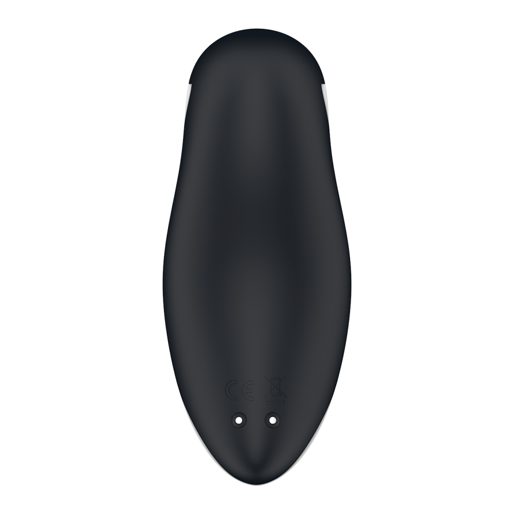 Satisfyer Orca Rechargeable Silicone Clitoris Stimulator Black and White