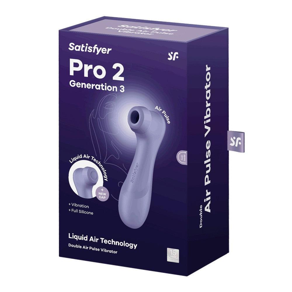 Satisfyer Pro 2 Generation 3 Suction and Vibrating Clitoris Stimulator Purple