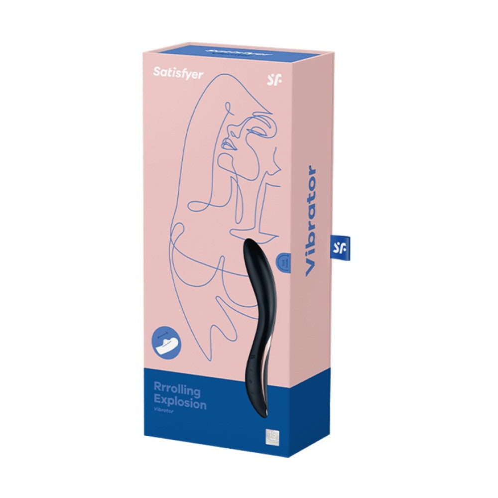 Satisfyer Rrolling Explosion Rechargeable Silicone G-Spot Vibrator