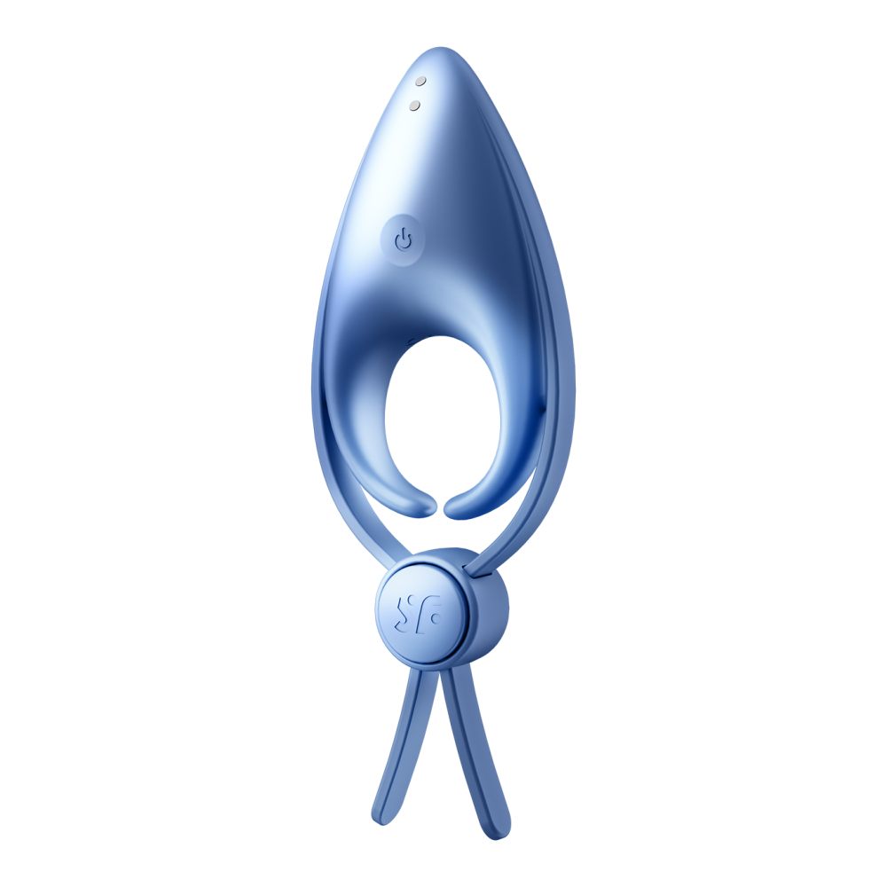 Satisfyer Sniper Blue Silicone Rechargeable Cock Ring