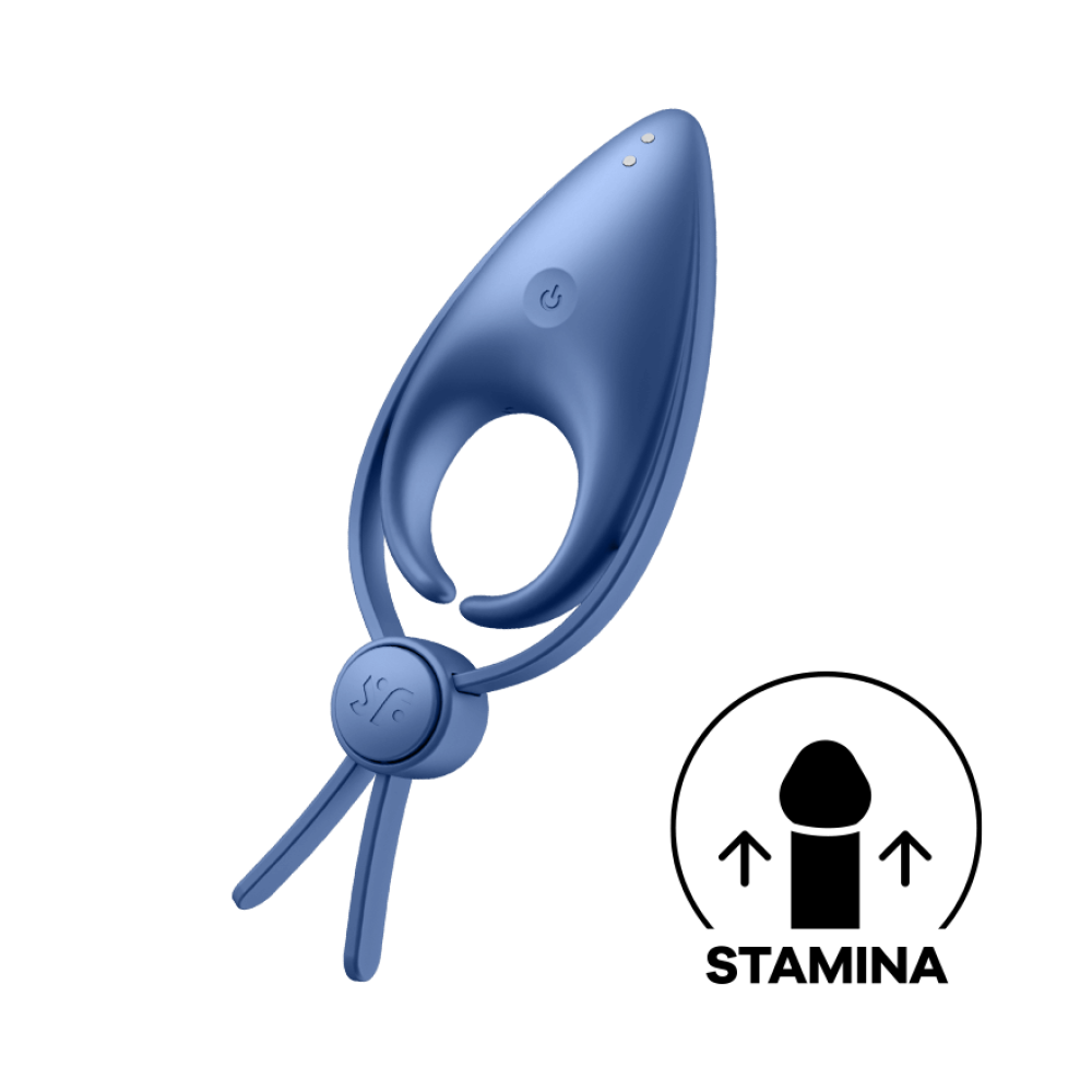 Satisfyer Sniper Blue Silicone Rechargeable Cock Ring