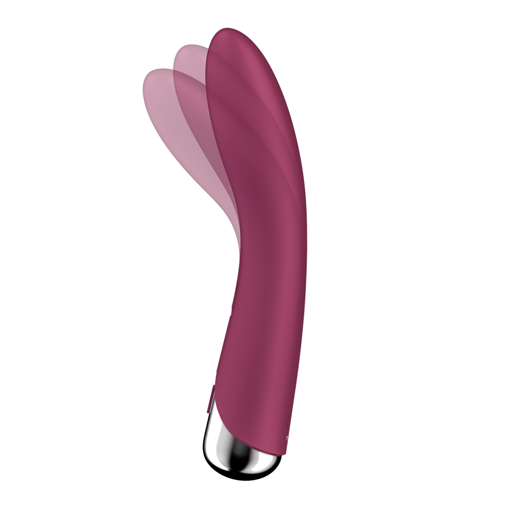 Satisfyer Spinning Vibe 1 Burgundy G-spot Vibrator With Rotation