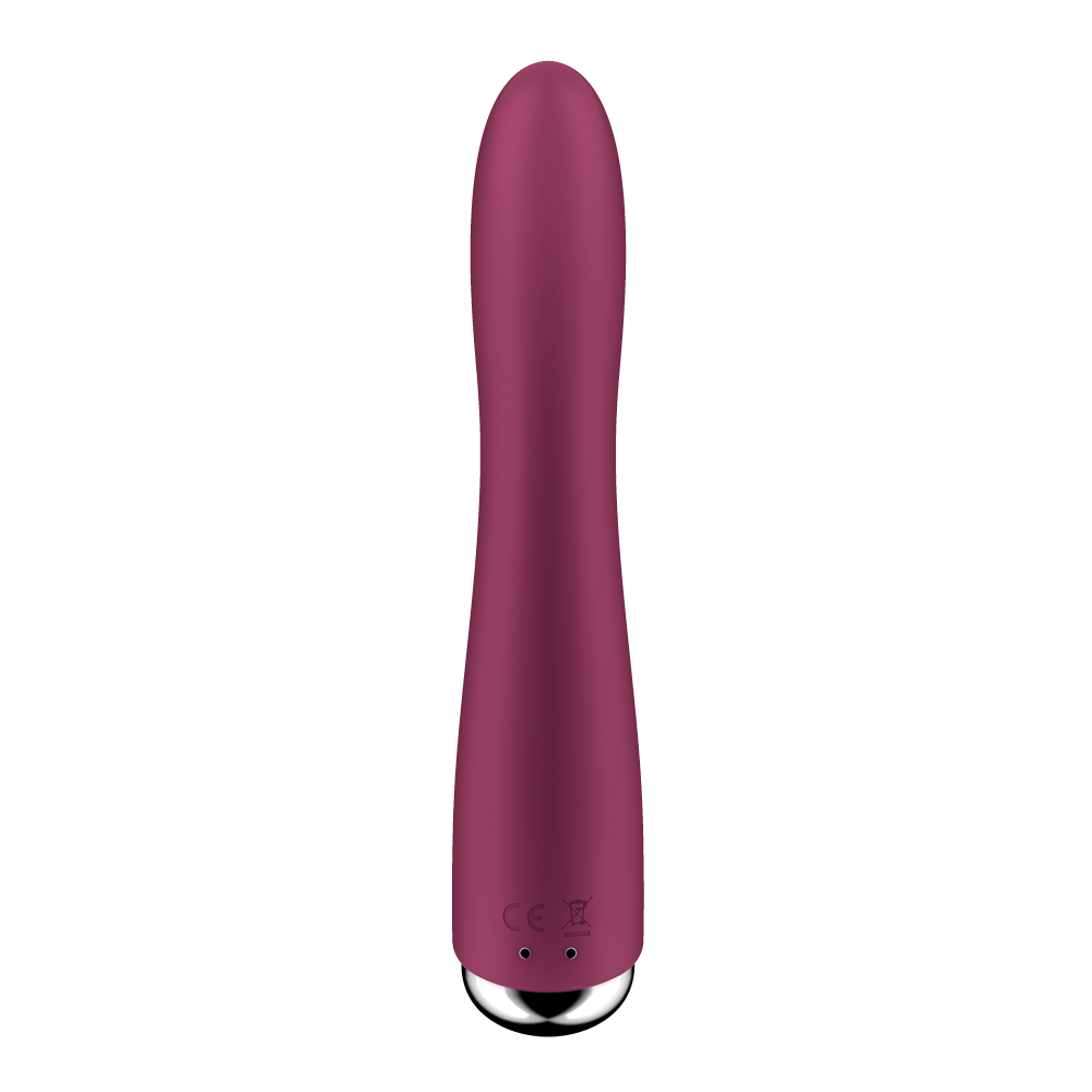 Satisfyer Spinning Vibe 1 Burgundy G-spot Vibrator With Rotation
