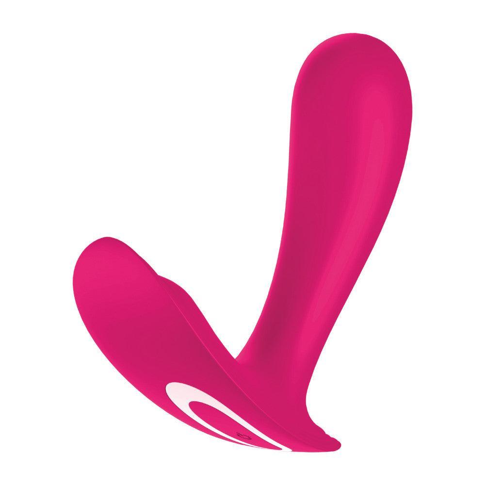 Satisfyer Top Secret Wearable Clitoris Stimulator Vibrator with App Pink
