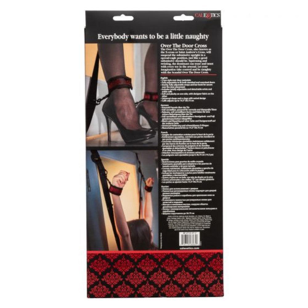 Scandal BDSM Over the Door Cross Restraint Kit