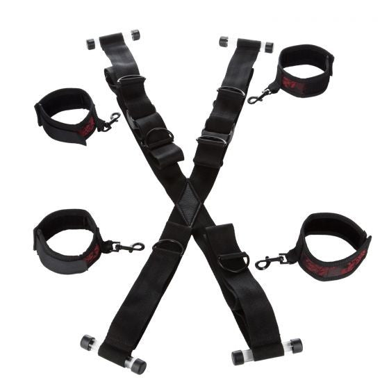 Scandal BDSM Over the Door Cross Restraint Kit