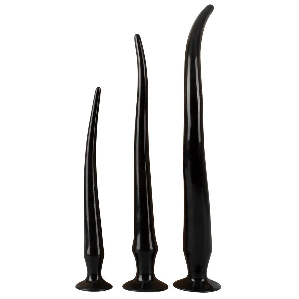 Set of 3 long Flexible Super Long Butt Plug Set