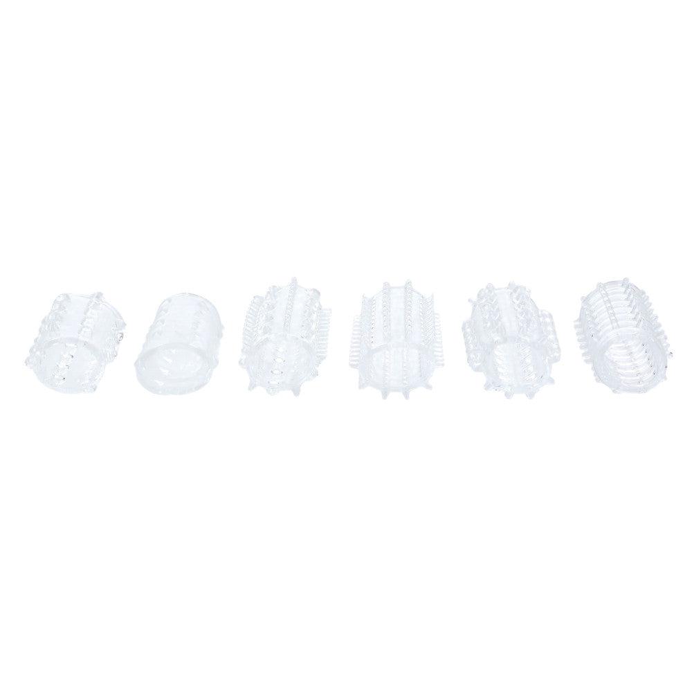 Set of penis thickeners Power 6 pcs. transparent