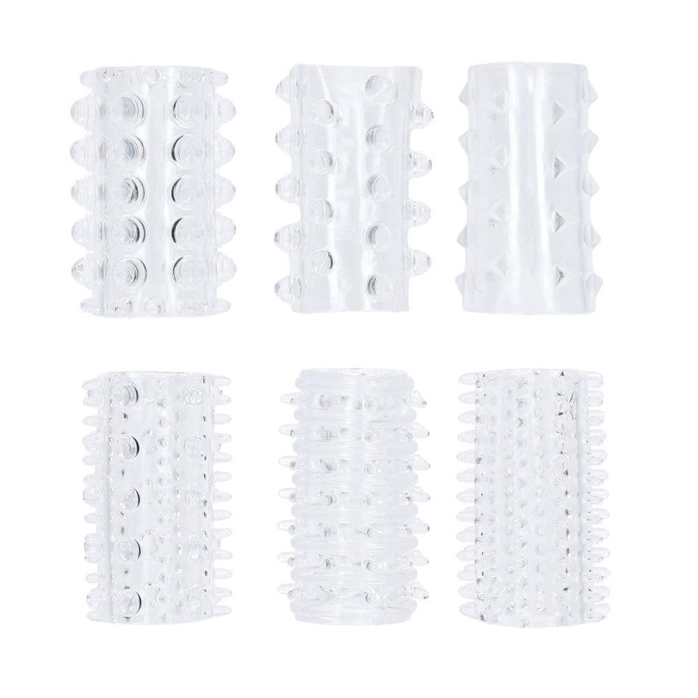Set of penis thickeners Power 6 pcs. transparent